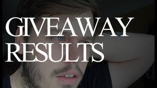 Giveaway Results Are In!