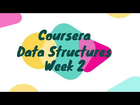 Data Structures , week 2 Answers