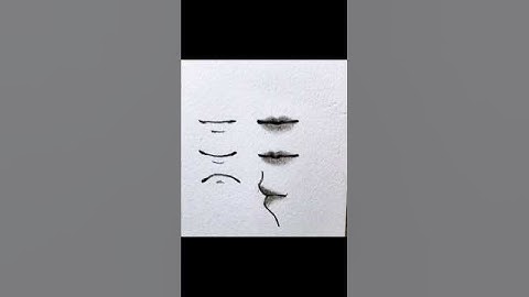 Lips tutorial 👄 How to draw lips easily #tutorial #howtodraw #lips #drawingtutorial #sketch #fypシ