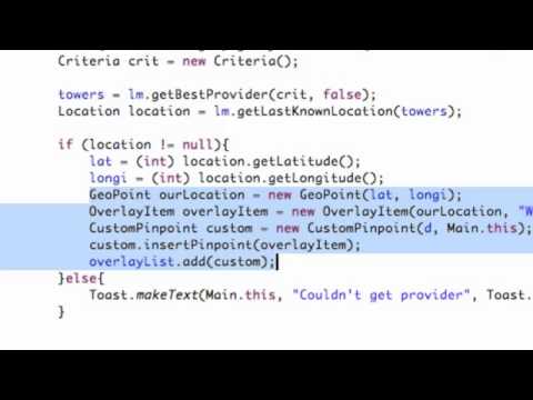 Android Application Development Tutorial   144   Updating with OnLocationChanged method