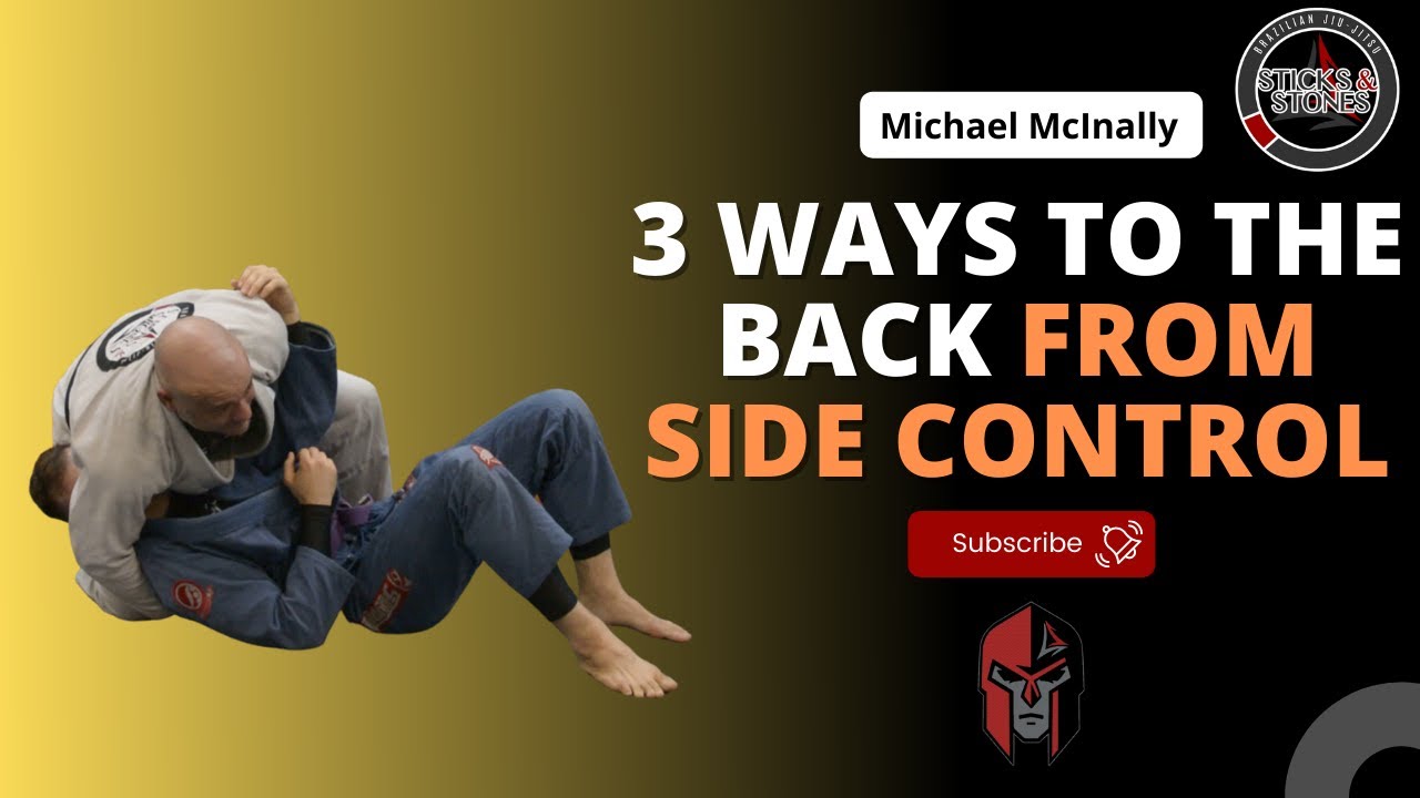 3 ways to the back from side control - YouTube