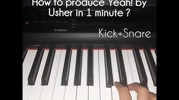 How to produce Yeah! by Usher in 1 min ?