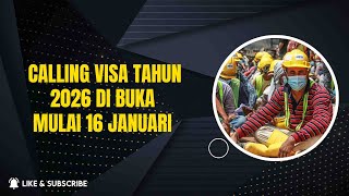 Download Lagu PEMBUKAAN KUOTA PEKERJA ASING BARU TAHUN 2026 MP3