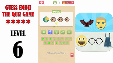 Guess Emoji The Quiz Game Level 6 - All Answers - Walkthrough
