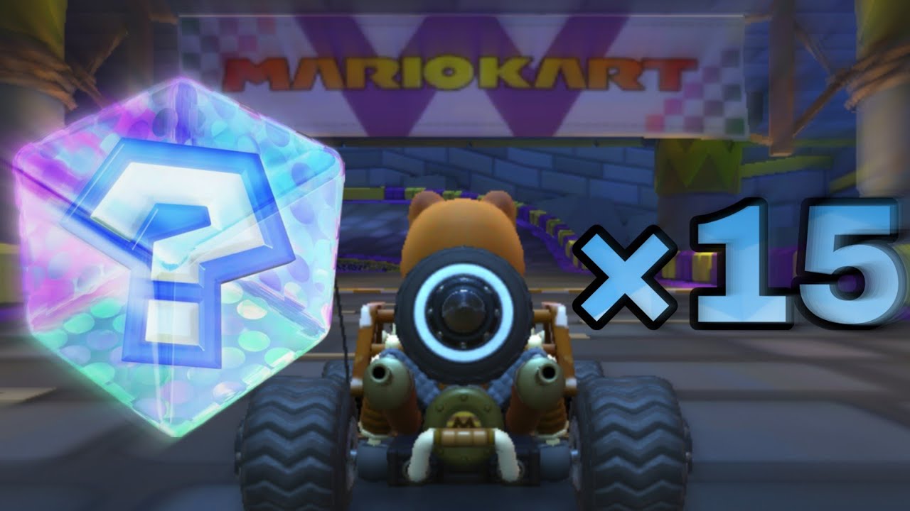 15 item boxes in 1 race (WORLD RECORD) - Mario Kart Tour - Timaël