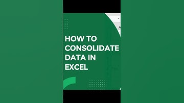 Stop Wasting Time! Consolidate data in Excel in seconds! Excel Hack #shorts #ytshorts #exceltips