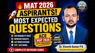 MAT 2026 Economic & Business Environment 🔥 Most Expected Questions, Important Topics & Last Minute