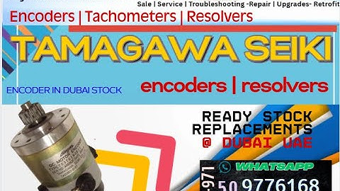 Tamagawa Resolver Faulty? NotFaulty? Encoder Service SignalCheck Troubleshooting Repair Align Adjust