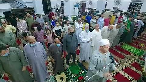 الشيخ ابو الفتوح حسن عبده صلاة الفجر من مسجد النور سورة الرحمن