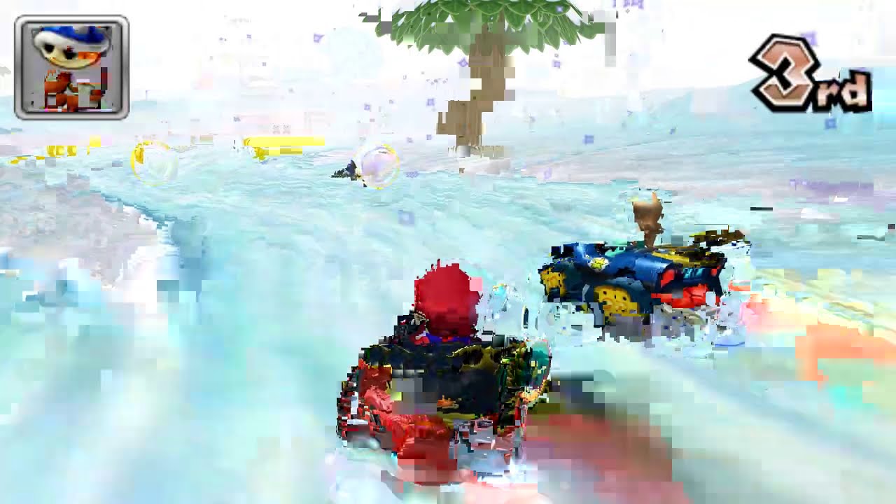 What happens if MARIO from MARIO 64 is a driver in MARIO KART 7? | Custom Driver | 4k60