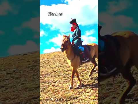 Khongor horse @degjinsuvd9593 @KHARIADman #Mongolian beautiful woman