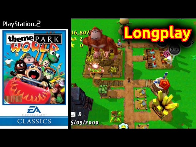 Theme Park Roller Coaster / Theme Park World (PS2) Longplay