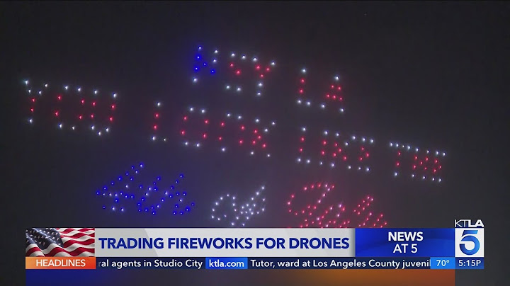 SoCal cities swapping fireworks for drone shows this July 4th