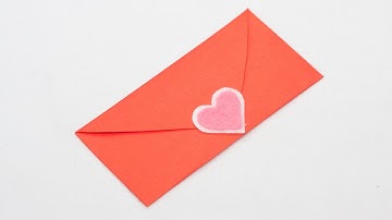 Make a Fun and Easy Heart Valentine Envelope - DIY Crafts - Guidecentral