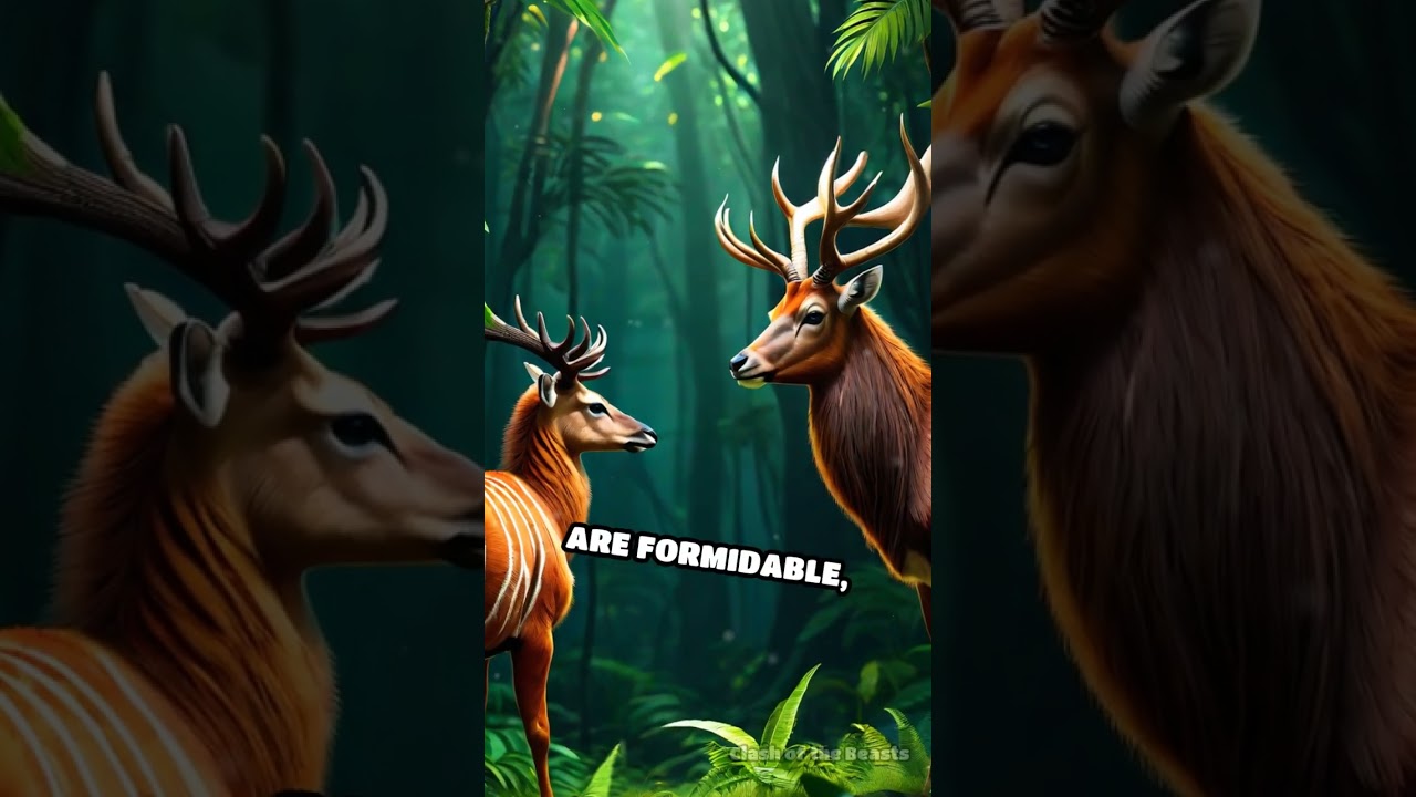 Bongo vs. Sitatunga: Forest Antelope Showdown