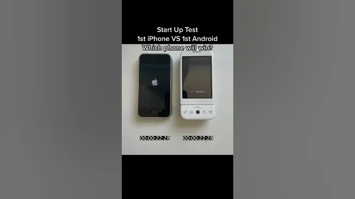 Speed test 1st iPhone vs 1st Android which one will win ?!