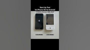 Speed test 1st iPhone vs 1st Android which one will win ?!