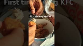 First time trying KFC ? kfc foodreview chicken