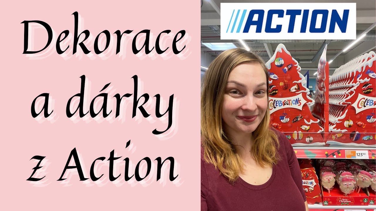 Pojďte se mnou NAKUPOVAT! VÁNOČNÍ zboží a dekorace z obchodu ACTION