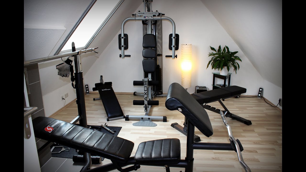 Eigener fitness raum kettler axos kraftstation finnlo 3865 schmidt ...