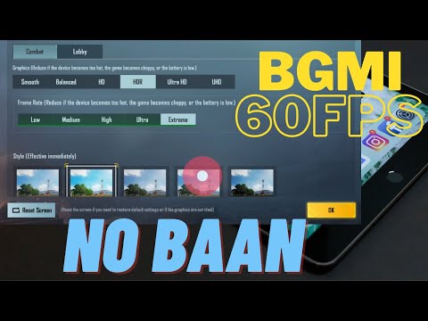 BATTLEGROUNDS MOBILE INDIA 60FPS NO BAN