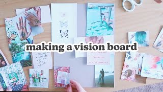 my 2022 vision board + why I make vision boards