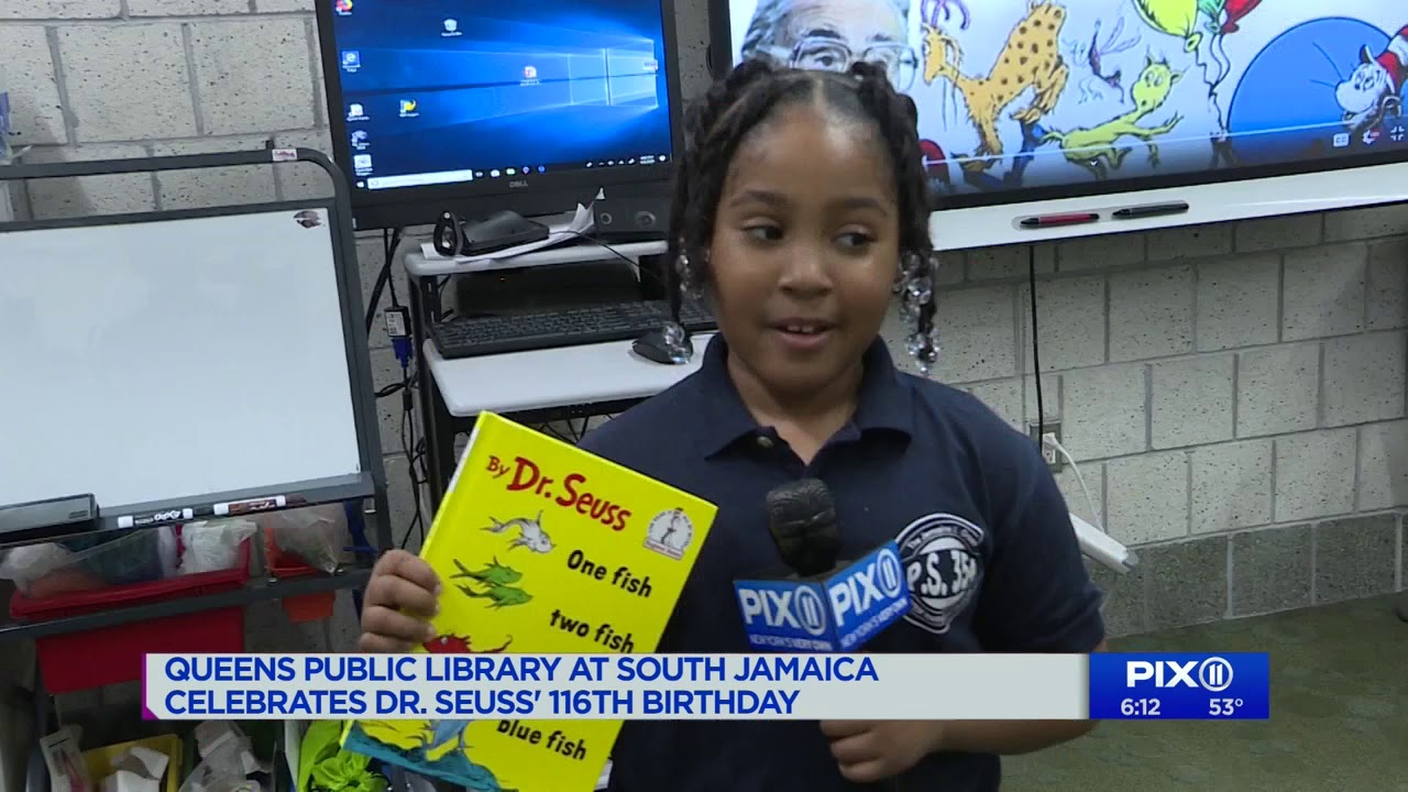 Kids celebrate Dr. Seuss's birthday at Central Library