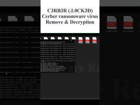 || SOLVED || C3RB3R (.L0CK3D) Cerber ransomware virus – removal and decryption #ransomware_solution