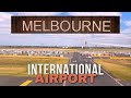 Melbourne Tullamarine International Airport (MEL)  | Stunning Aerial Approach | Air New Zealand [4K]