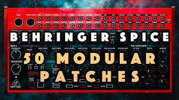 Behringer Spice 50 Modular Patches, Seqs, Samples Sound Demo