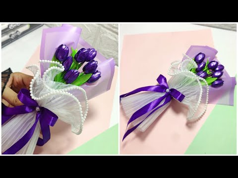 Easy DIY Valentine Flower Bouquet | Boutique Style Handmade 