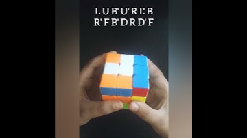 How to make Anaconda pattern in 3×3 Rubik