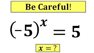 A TRICKY equation from SAT math exam