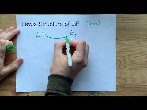 Draw the Lewis Structure of LiF (Lithium Fluoride)