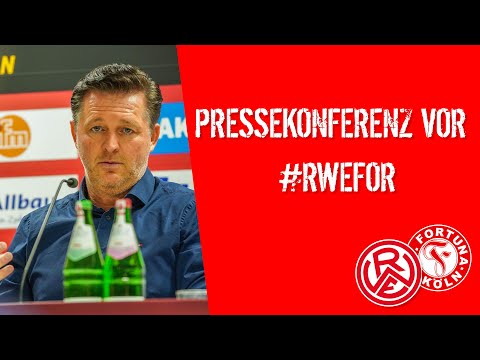 Die Pressekonferenz vor dem Heimspiel gegen den SC Fortuna Köln