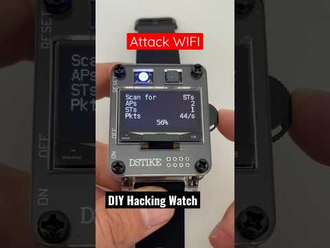 Attack any WIFI with this DIY Hacking Watch #electronics #engineer #diy #hacking #hardware #software