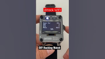 Attack any WIFI with this DIY Hacking Watch #electronics #engineer #diy #hacking #hardware #software