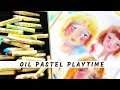 You Asked- Oil Pastels Play Time!