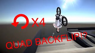QUAD BACKFLIP ON THE MOD MAP | Bmx Streets Pipe
