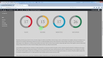 Visual Composer Addon - CountDown PRO: Manage the add-on settings