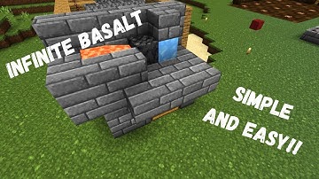 SIMPLE 1.20 AUTOMATIC BASALT FARM TUTORIAL in Minecraft Bedrock (MCPE/Xbox/PS4/Switch/Windows10)