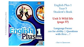 Year 5 English Plus 1 Student's Book | Unit 3: Wild life | p.37