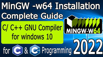How to install MinGW w64 on Windows 10 [2022 Update] MinGW GNU Compiler for C & C++ Programming