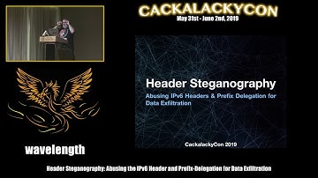wavelength - Header Steganography: Abusing the IPv6 Header for Data Exfiltration