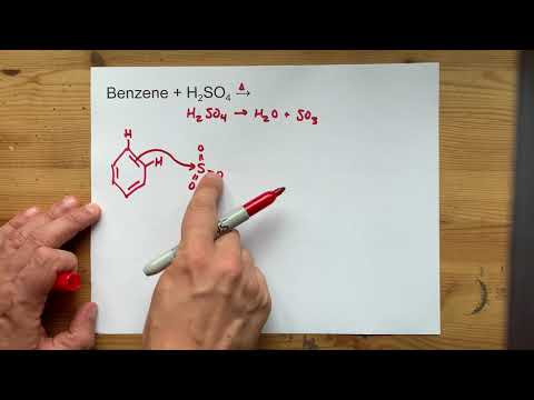 Video Benzene + H2SO4 = ??? (Sulfonation) - youtube