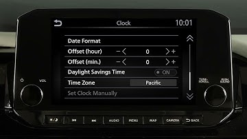 2022 Nissan Pathfinder - Setting the Clock with Navigation (if so equipped)