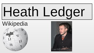 Full Heath Ledger | Wikipedia News