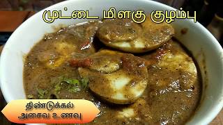 Egg Pepper Gravy in Tamil | முட்டை மிளகு குழம்பு
