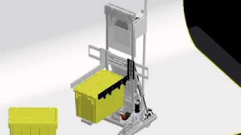 291 2015 Robot Stacking Yellow totes animation