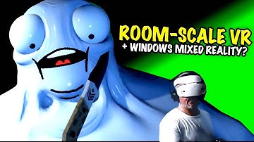 DOES IT WORK?  Room Scale VR with Microsoft Mixed Reality Headset (Accounting Playthrough)